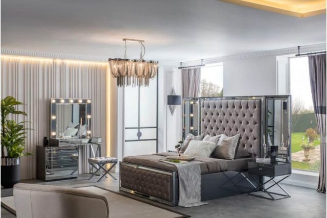 Серая зеркальная спальня Парма, Турция Серая зеркальная спальня Парма, Турция