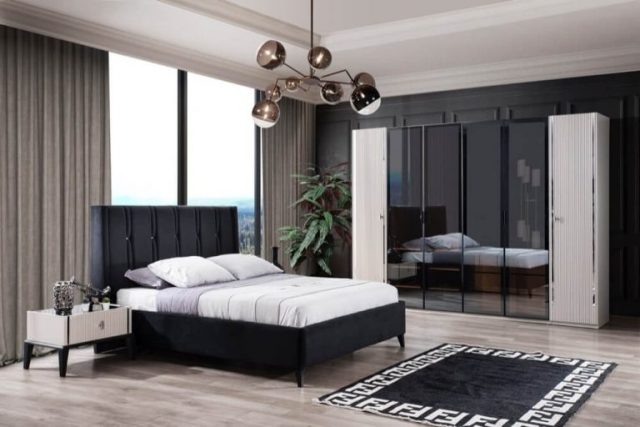 Белая спальня Поло в стиле модерн Белая спальня Поло в стиле модерн