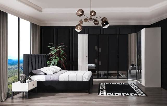 Белая спальня Поло в стиле модерн Белая спальня Поло в стиле модерн