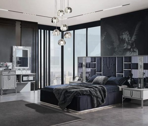 Белая спальня с серебром Седеф, Турция