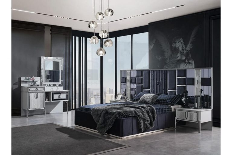 Белая спальня с серебром Седеф, Турция