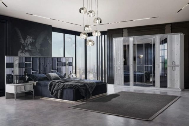 Белая спальня с серебром Седеф, Турция