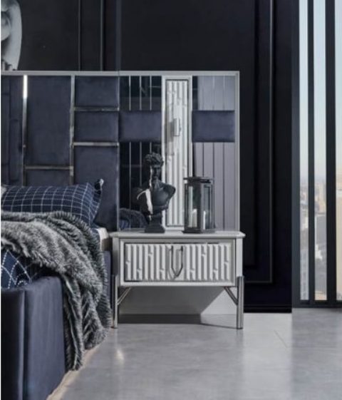 Белая спальня с серебром Седеф, Турция Белая спальня с серебром Седеф, Турция