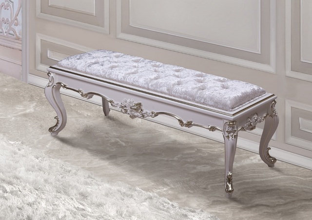 Аристократическая белая мебель Шампань в стиле барокко