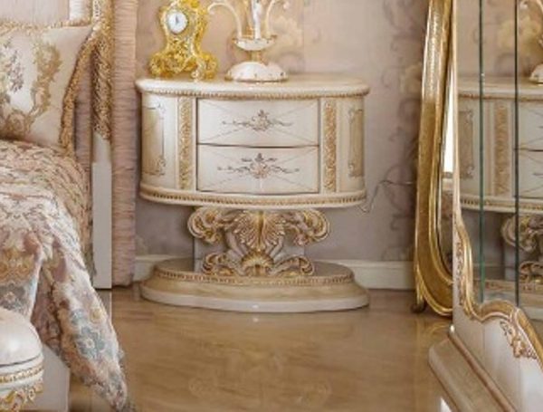 Золотая спальня в стиле барокко Дейси