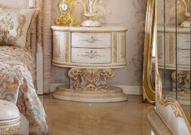 Золотая спальня в стиле барокко Дейси Золотая спальня в стиле барокко Дейси