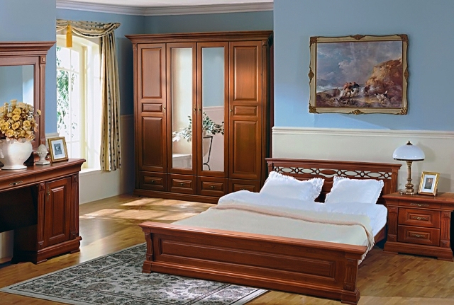 Дубовый спальный гарнитур Элеонора Дубовый спальный гарнитур Элеонора