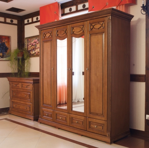 Дубовый спальный гарнитур Элеонора Дубовый спальный гарнитур Элеонора