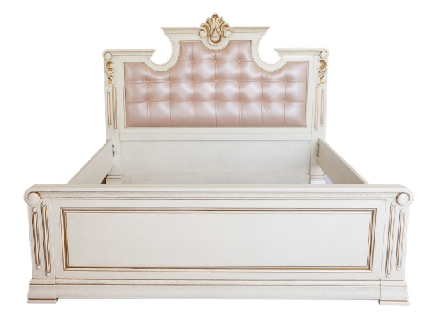 Белая дубовая спальня Мария, барокко Белая дубовая спальня Мария, барокко