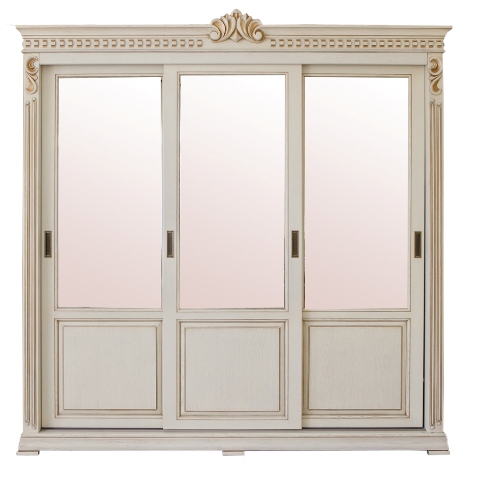 Белая дубовая спальня Мария, барокко Белая дубовая спальня Мария, барокко