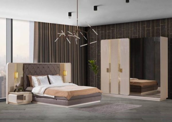 Кремовая спальня Альмира в стиле модерн