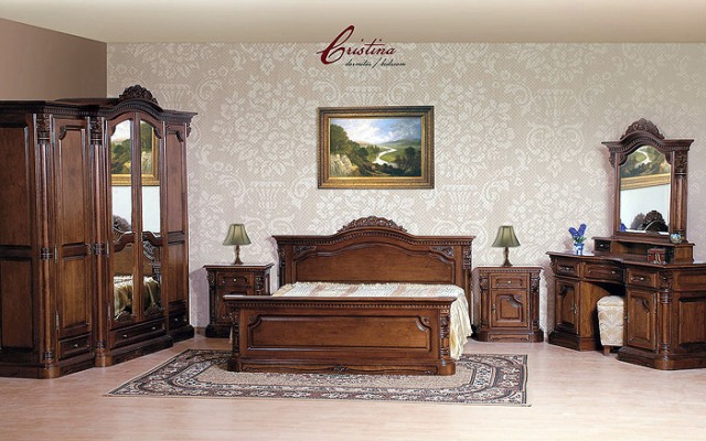 Румынская деревянная спальня Кристина, SIMEX Румынская деревянная спальня Кристина, SIMEX