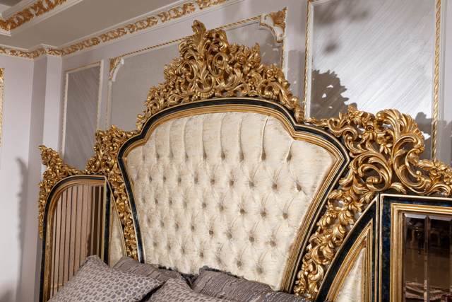 Белая мебель для спальни Султан, барокко Белая мебель для спальни Султан, барокко