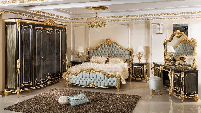 Черная классическая спальня Инчи, Турция Черная классическая спальня Инчи, Турция