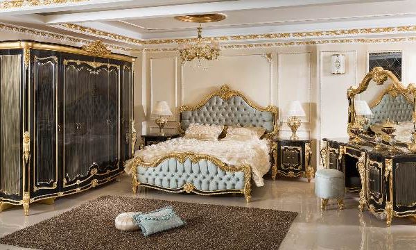 Черная классическая спальня Инчи, Турция