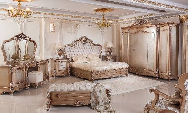 Классическая мебель для спальни Тугра, Турция
