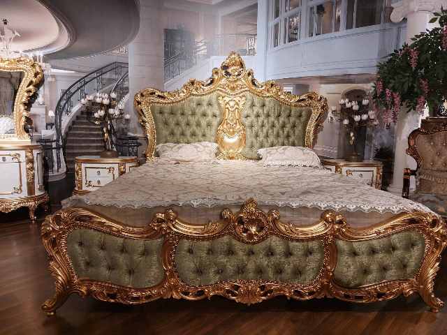 Золотая кровать Флоренция, барокко Золотая кровать Флоренция, барокко