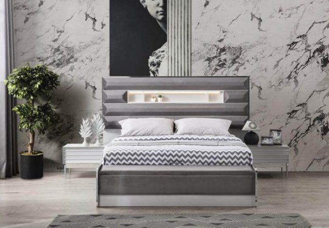 Серая мебель для спальни Лион, Турция Серая мебель для спальни Лион, Турция