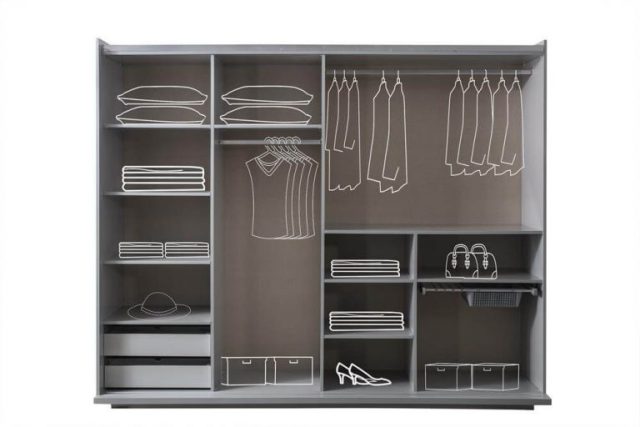 Серая мебель для спальни Лион, Турция