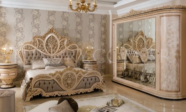 Светлая спальня София, барокко