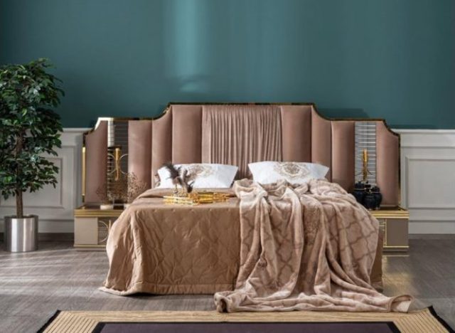 Бежевая спальня Маджестик, АРТ-Деко Бежевая спальня Маджестик, АРТ-Деко