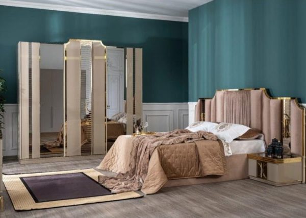 Бежевая спальня Маджестик, АРТ-Деко