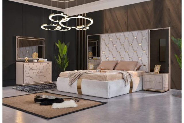 Кремовая спальня Прага в стиле АРТ-Деко, ISIL Кремовая спальня Прага в стиле АРТ-Деко, ISIL