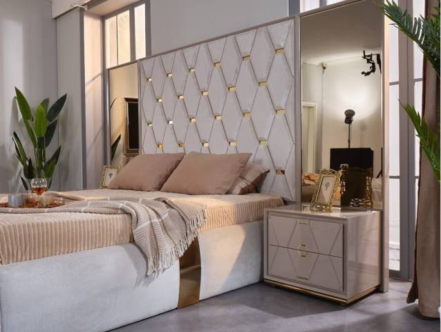 Кремовая спальня Прага в стиле АРТ-Деко, ISIL Кремовая спальня Прага в стиле АРТ-Деко, ISIL