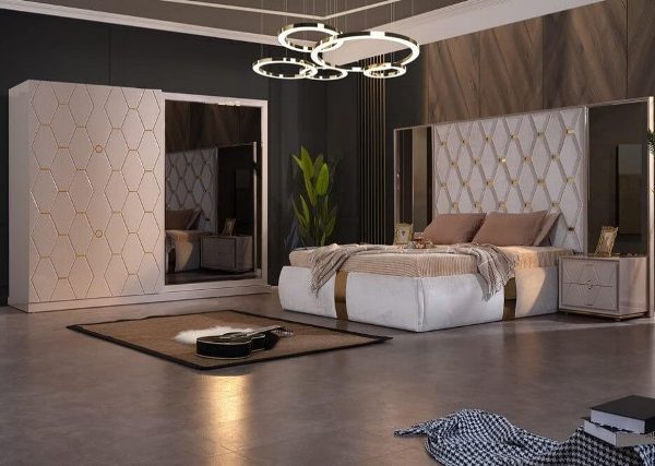 Кремовая спальня Прага в стиле АРТ-Деко, ISIL