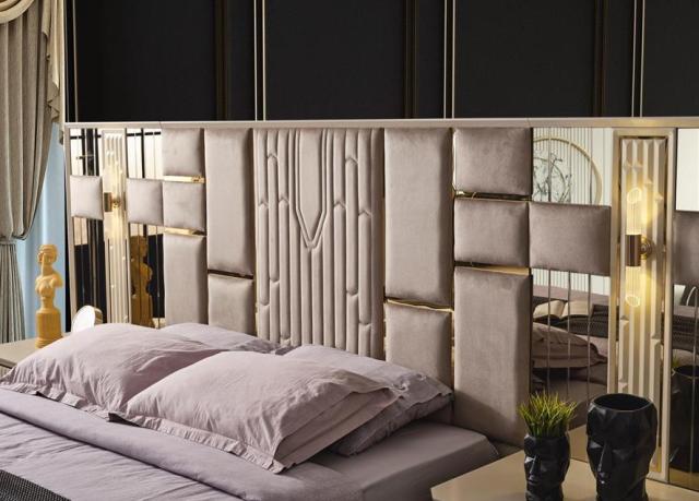 Бежевая спальня с золотом Седеф Бежевая спальня с золотом Седеф