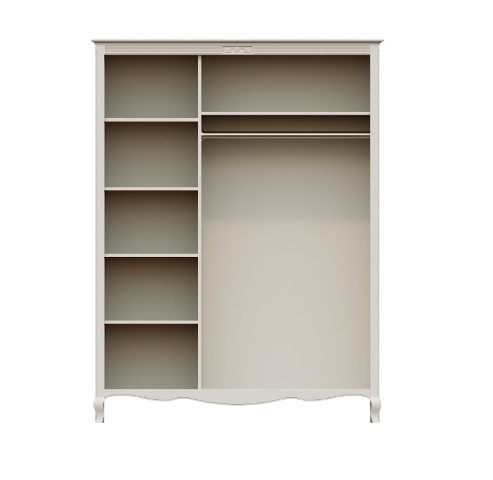 Трехдверный белый шкаф из ясеня Селена Трехдверный белый шкаф из ясеня Селена