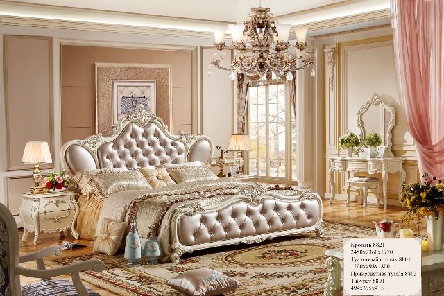 Білі класичні меблі для спальні Анжеліка Білі класичні меблі для спальні Анжеліка