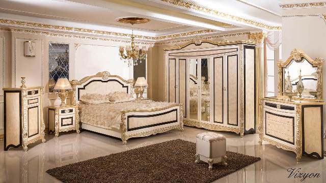 Белая спальня Визион Барокко Белая спальня Визион Барокко