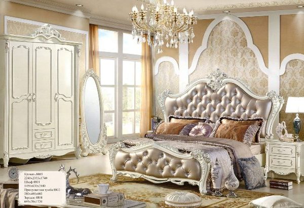 Классическая спальня Лаванда барокко