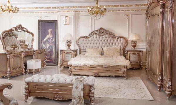 Классическая мебель для спальни Тугра, Турция