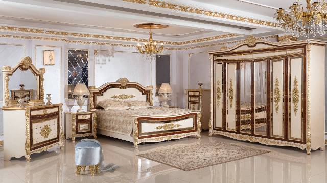 Белая спальня Визион Барокко Белая спальня Визион Барокко