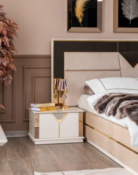 Белая спальня с золотом Графиня Белая спальня с золотом Графиня