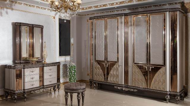 Ореховая спальня Ванесса в стиле АРТ-Деко Ореховая спальня Ванесса в стиле АРТ-Деко