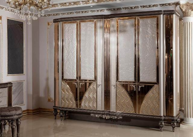 Ореховая спальня Ванесса в стиле АРТ-Деко Ореховая спальня Ванесса в стиле АРТ-Деко