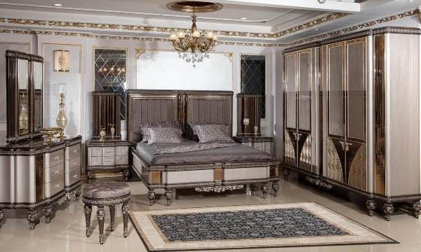 Ореховая спальня Ванесса в стиле АРТ-Деко