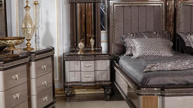 Ореховая спальня Ванесса в стиле АРТ-Деко Ореховая спальня Ванесса в стиле АРТ-Деко