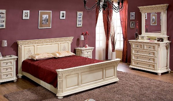 Белая деревянная спальня Венеция, Румыния