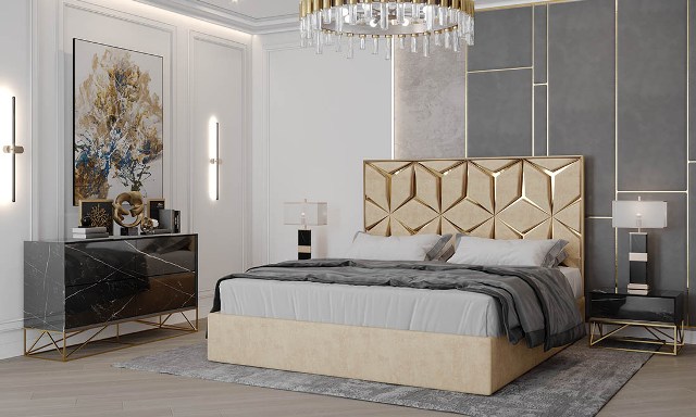 Мягкая кровать с подъемным механизмом Кристал мягкая кровать