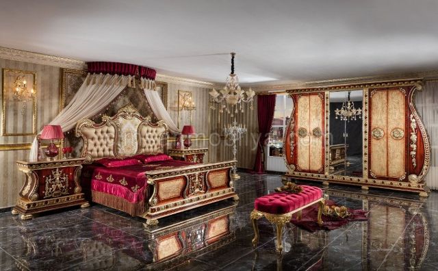 Классическая ореховая спальня Гондола Классическая ореховая спальня Гондола