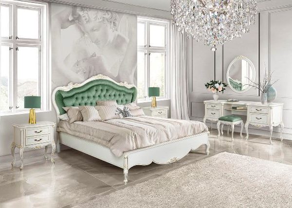 Белая классическая спальня Жасмин, Симекс
