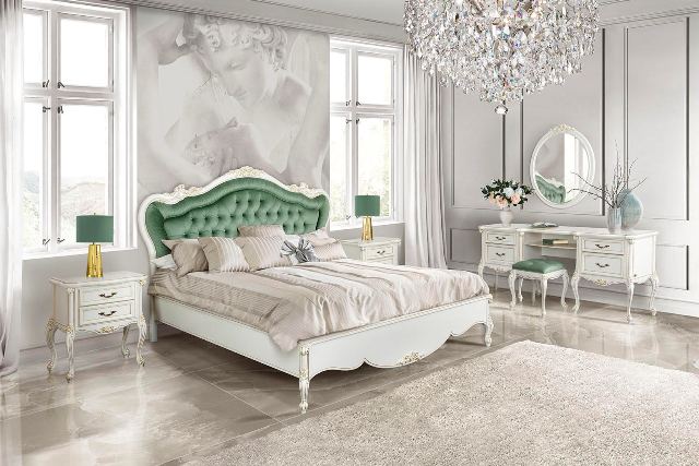 Белая классическая спальня Жасмин, Симекс Белая классическая спальня Жасмин, Симекс