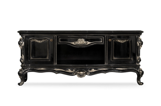 Черная тумба ТВ Мона Лиза Черная тумба ТВ Мона Лиза