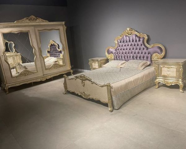 Мона Лиза черная спальня в стиле барокко