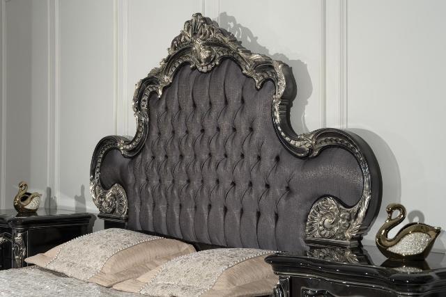 Мона Лиза черная спальня в стиле барокко