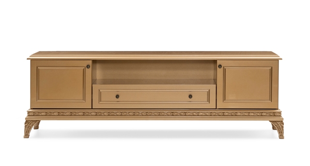 Пера золотая тумба под телевизор Пера золотая тумба под телевизор
